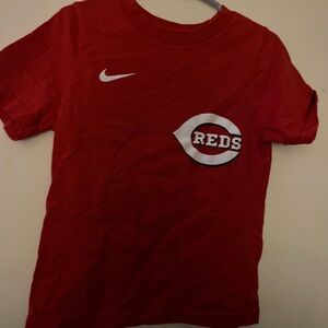 Nike Kids Red Team Logo Tee